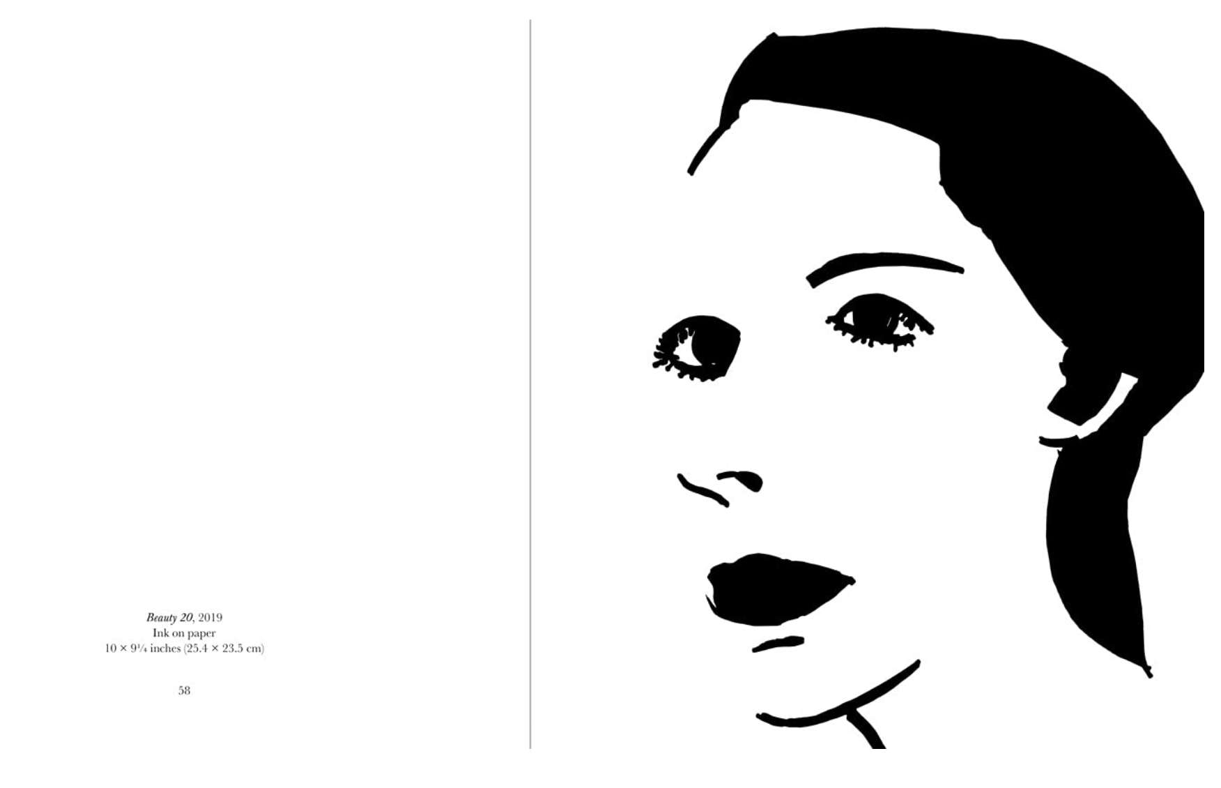 Page 58 and 59 from ‘Alex Katz: Beauty’