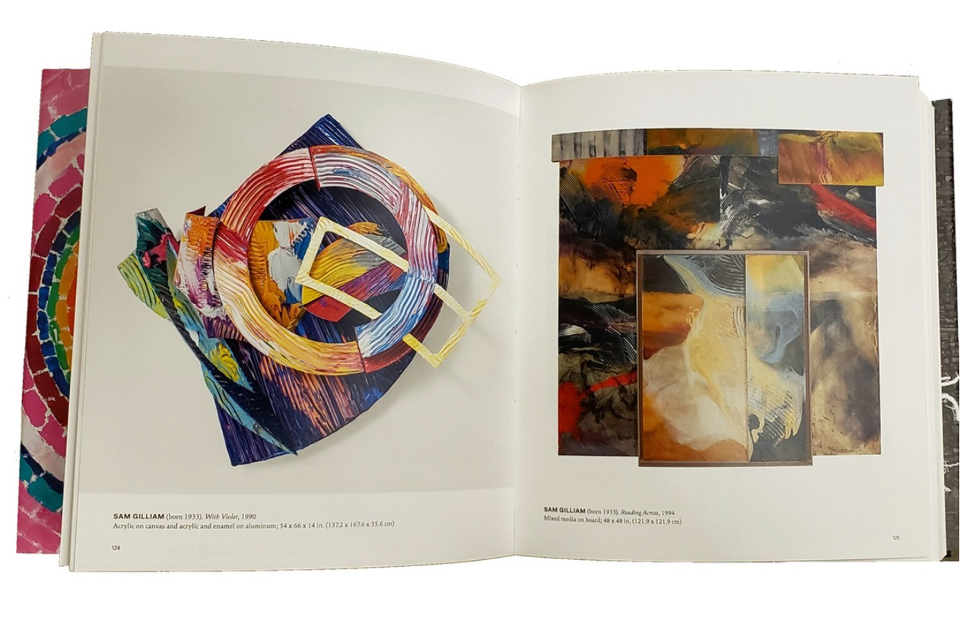 Page 124/125 inside ‘Four Generations: The Joyner Giuffrida Collection of Abstract Art’