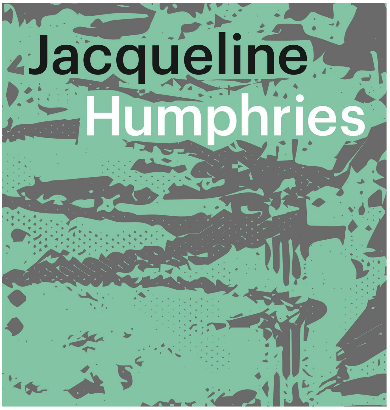 ‘Jacqueline Humphries’ book cover