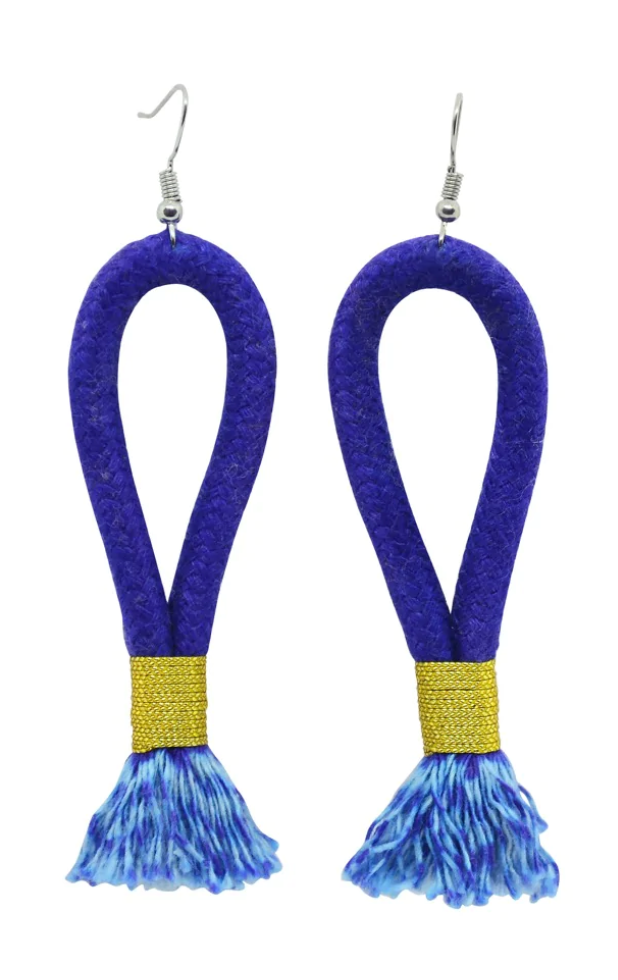 Inkulu Cotton Rope Earrings