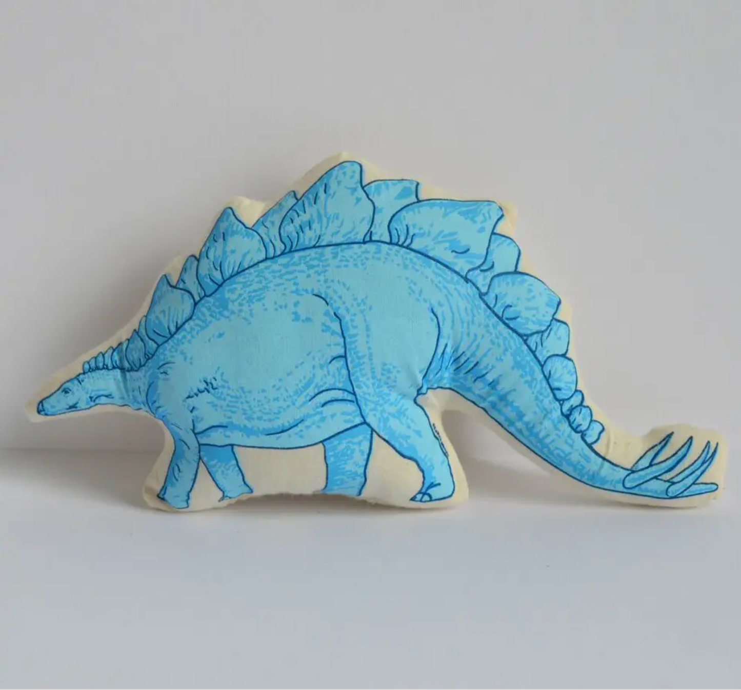 Plush stegosaurus toy