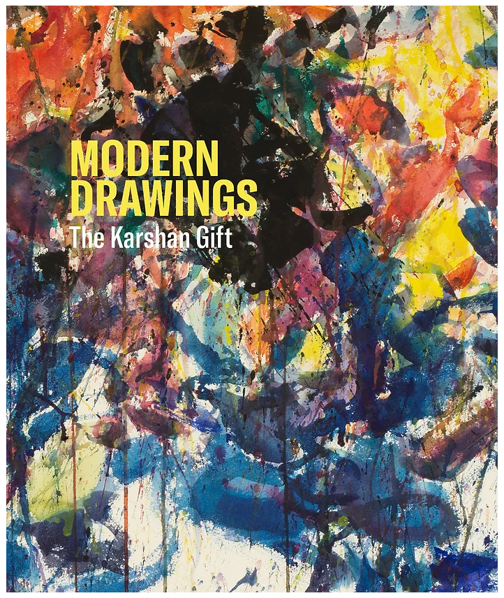 Paperback cover of ‘Modern Drawings: The Karshan Gift’