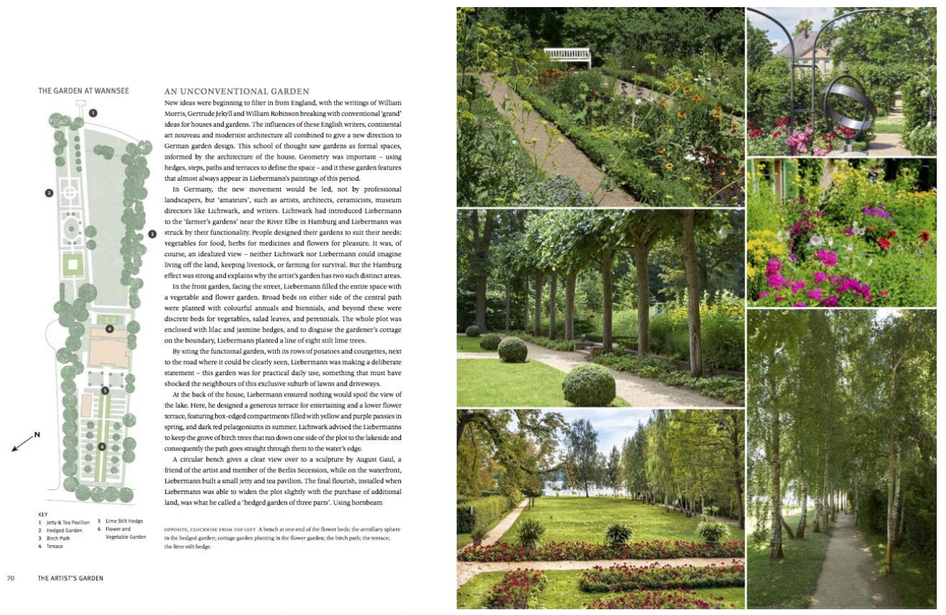 Inside page from ‘The Artist's Garden: The secret spaces that inspired great art’